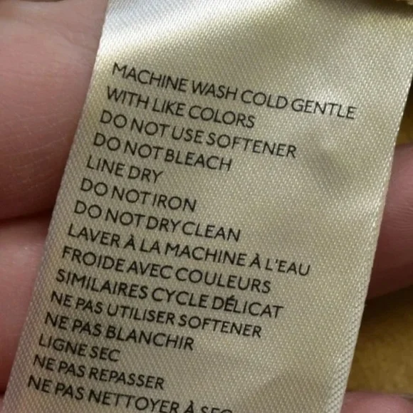 Anthropologie Cedar Half Button Faux Leather Shirt Blouse Women’s Small - Picture 8 of 8